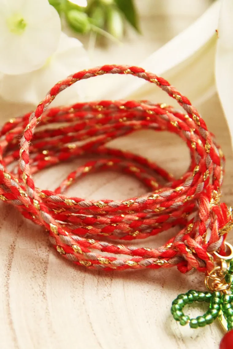 Chiama Angeli Ciliegia originale con perle naturali - immagine 4
