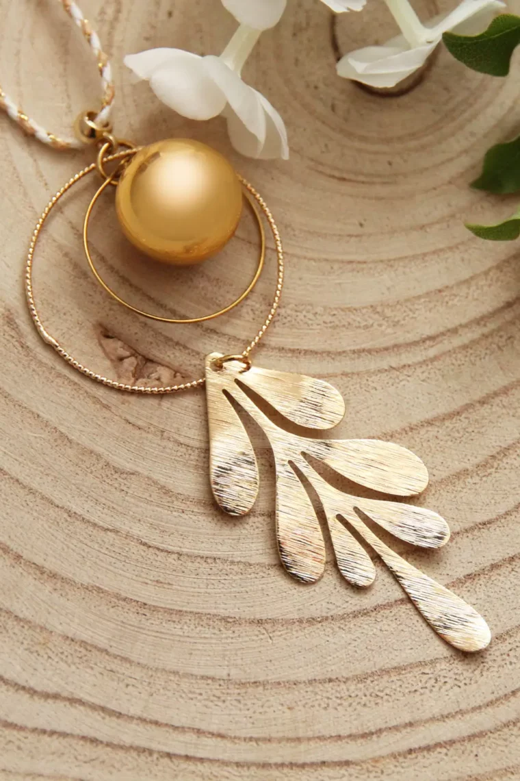 Chiama Angeli originale con la sua foglia placcata oro 18k